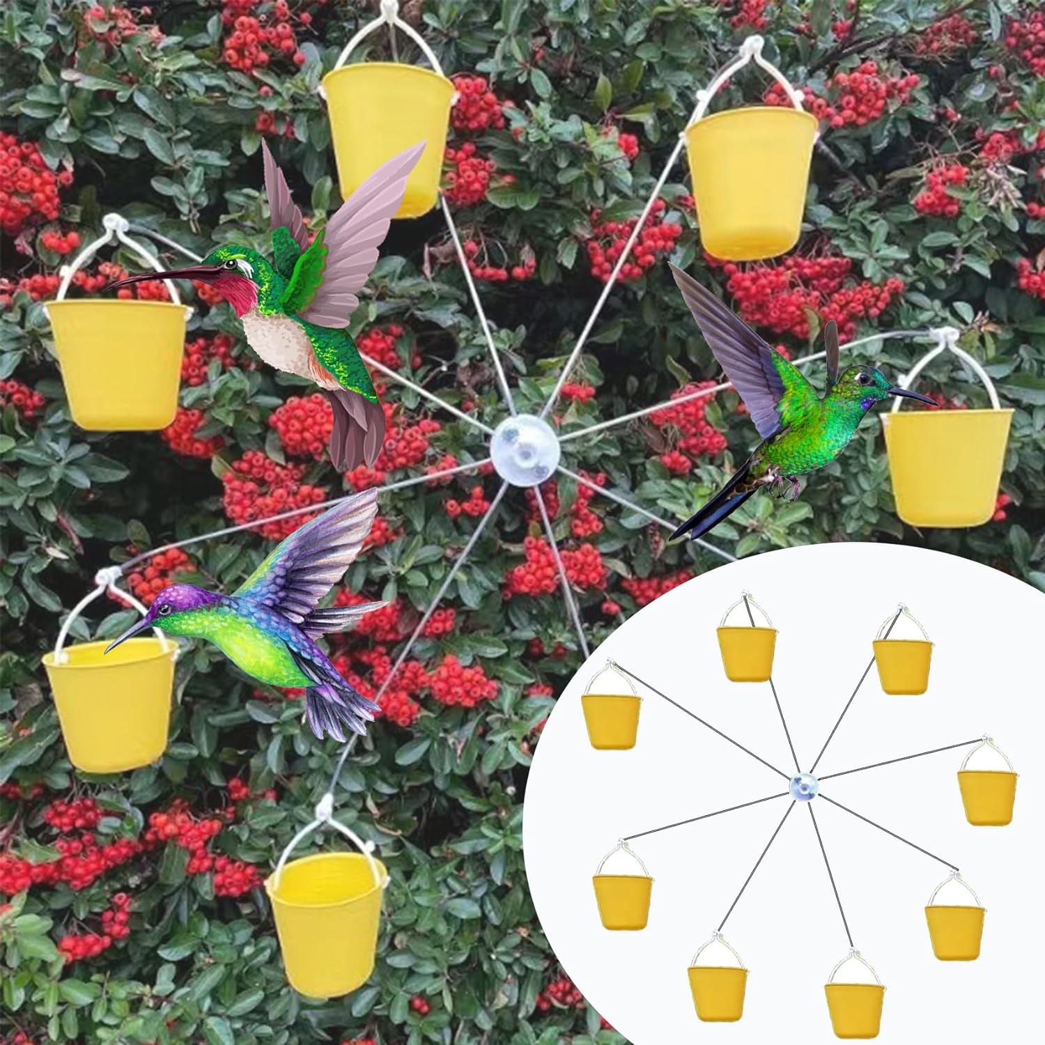 Nido per Uccelli SpinWing | Un'affascinante mangiatoia