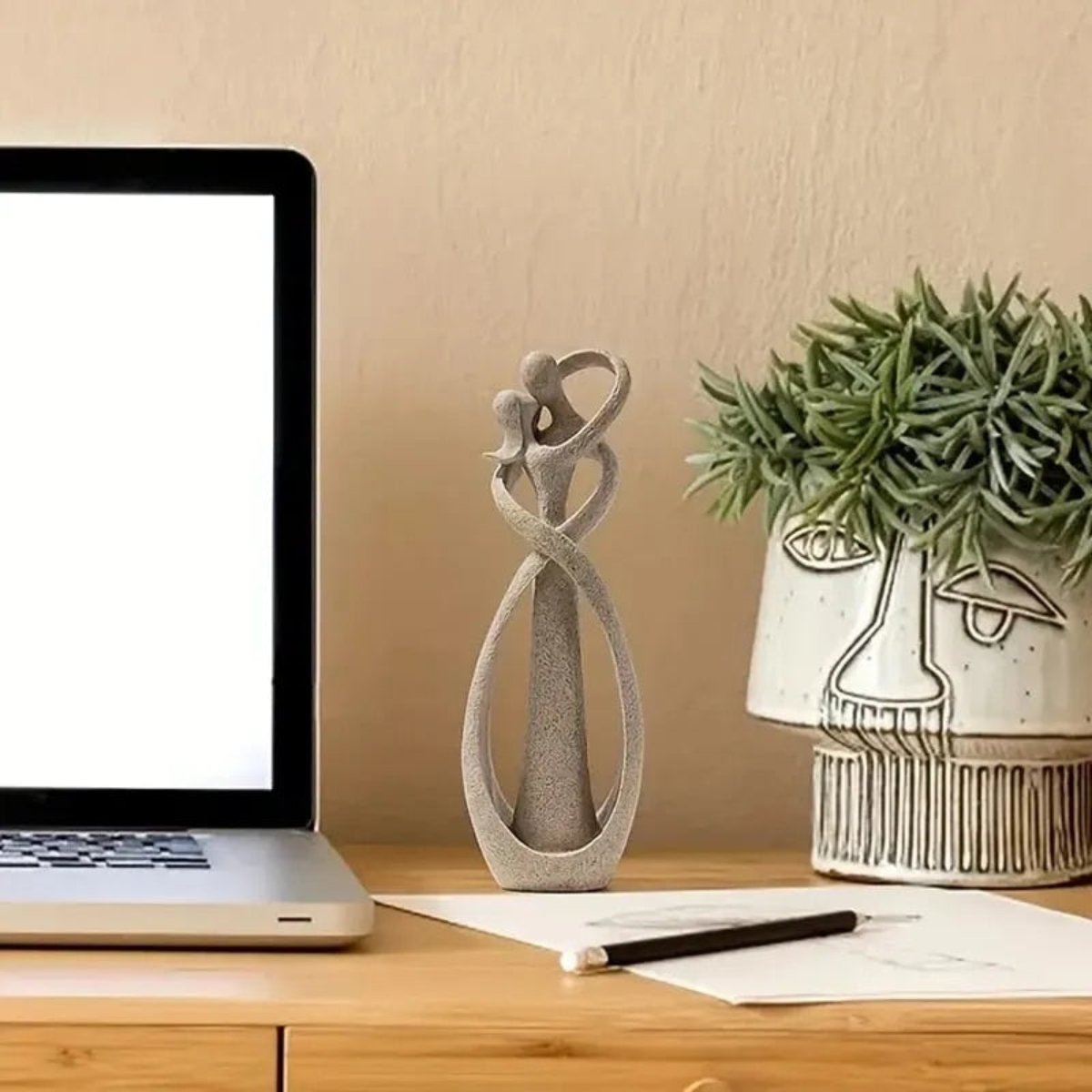 Duo LoveKiss | Scultura romantica Hars