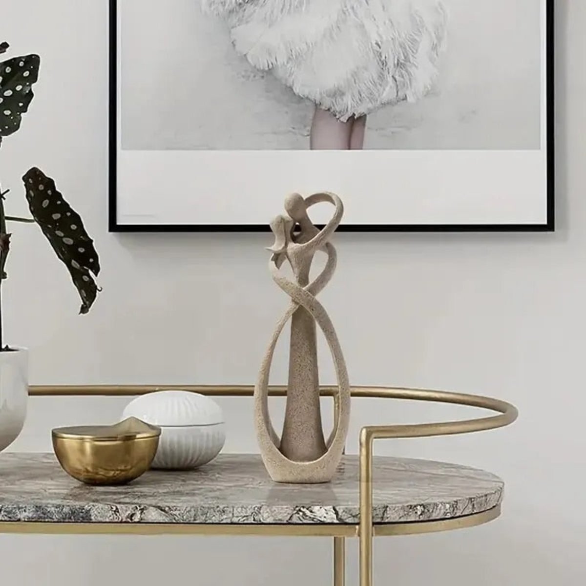 Duo LoveKiss | Scultura romantica Hars