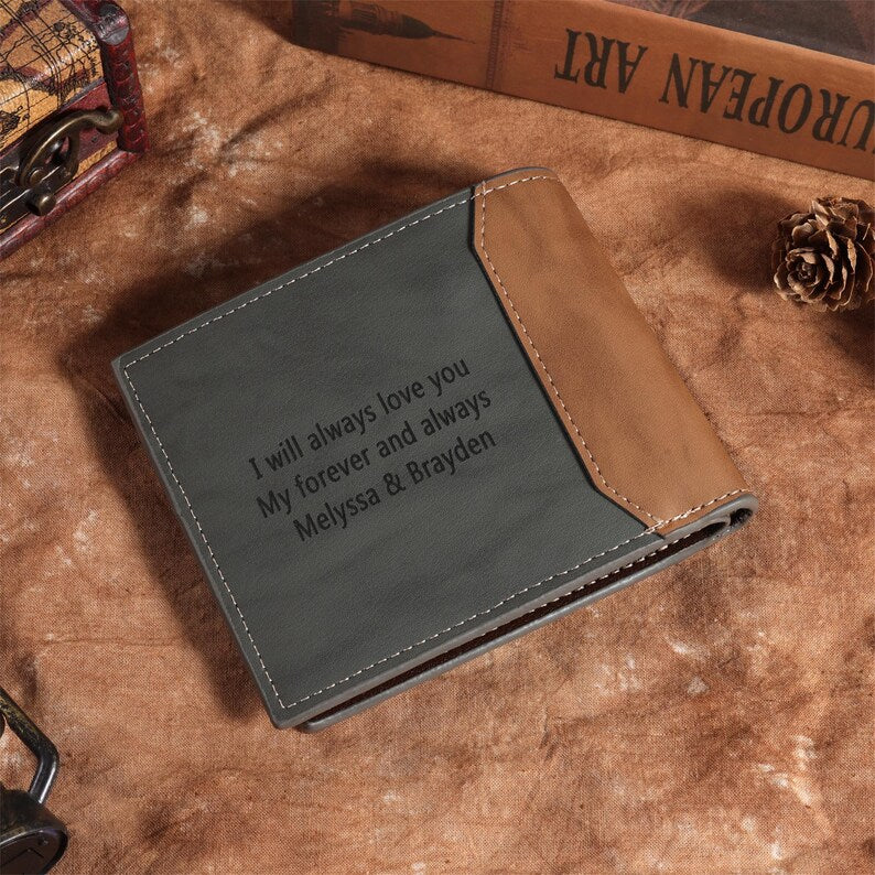 Portafoglio in Pelle Slim Personalizzato – Fatto a Mano e Inciso su Misura