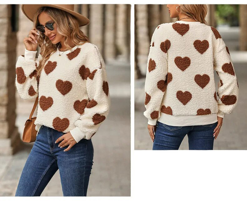 Maglione a Forma di Cuore
